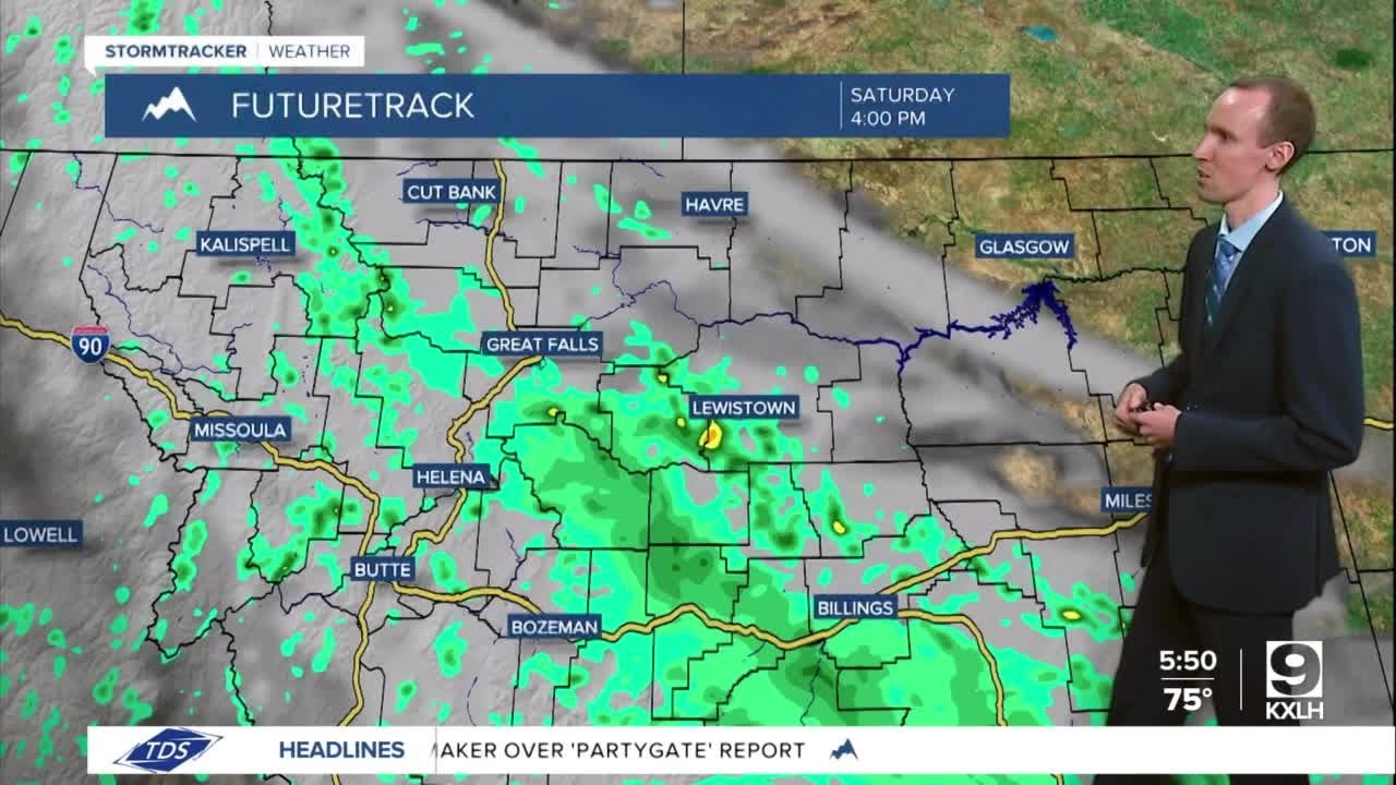 Pleasant temperatures and scattered showers/storms this weekend - YouTube