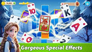 Winter Solitaire TriPeaks Game Android Gameplay screenshot 5