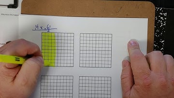 Multiplying decimals with hundredths grids 2