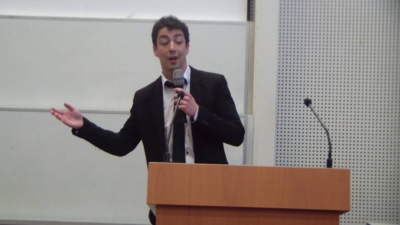 Jonathan R Becker 3ème édition du concours éloquence - Jonathan Becker - YouTube