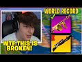 CLIX REACTS & USES *NEW* Shadow MIDAS DRUM GUN & Gets Fastest KILL Record In Solo Arena! (Fortnite)