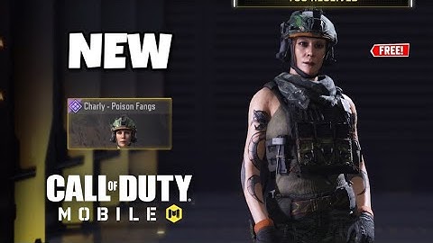 *NEW* Unlocking FREE Charly - Poison Fangs Skin in COD Mobile!!! | Milton37LiveCODM