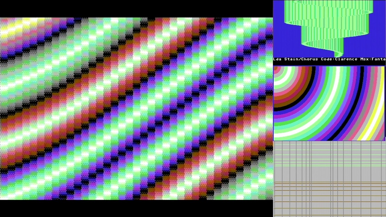 Chorus - Lda Stain - C64 4KB intro. HQ hw capture