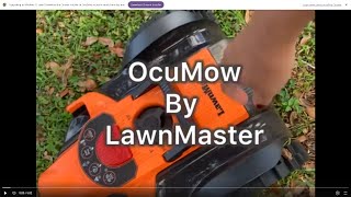 ROBOT MOWER LAWNMASTER OcuMow Robot Mower - Mowing Video Operating - Steps- Guides