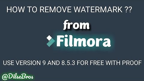 How to remove watermark | User friendly Video Editing Software | Use Filmora 9 | Free for Lifetime..