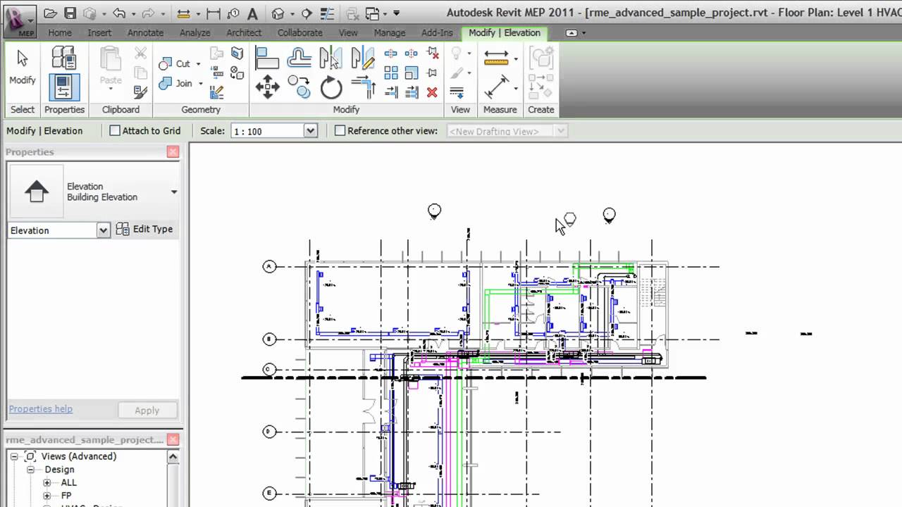 Autodesk Revit Creating Elevation Views YouTube