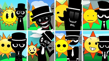 Incredibox - Sprunki but only MR.BLACK HAT and MR.SUN in ALL Different Mods.New Version 13
