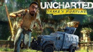 UNCHARTED 1! Modo HARD gameplay Ao vivo Live jogo game gamer stream streamer ptBR