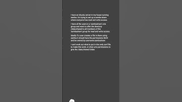 Creating a samba share where everyone has write access #shorts