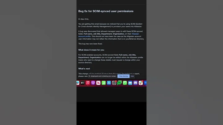 Atlassian  Access Bug Fix