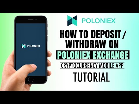 How to DEPOSIT or WITHDRAW on POLONIEX Exchange | Crypto App Tutorial