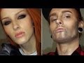 WOMAN TO A MAN MAKEUP TRANSFORMATION TUTORIAL / Female To Male Make-up