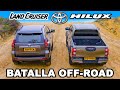 Toyota Hilux vs Land Cruiser: ARRANCONES CUESTA ARRIBA ¡¿y cuál es el mejor en OFF-ROAD?!