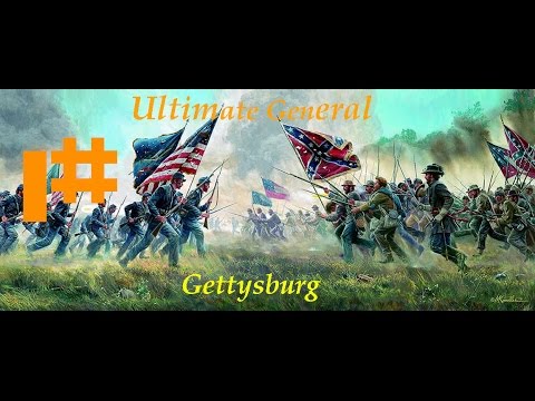 Прохождение Ultimate General Gettysburg за Конфедератов #1