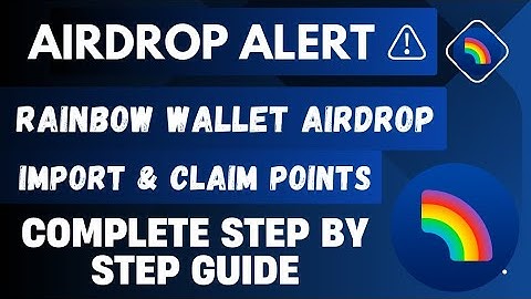 🔴Rainbow Wallet Airdrop |🔥Import Wallet & Claim Points #cryptoairdrops #airdrop2023 #gameofcrypto