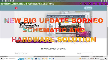 BORNEO SCHEMATIC AND HARDWARE SOLUTION UPDATE VERSION 2023 কিভাবে ব্যবহার করবেন