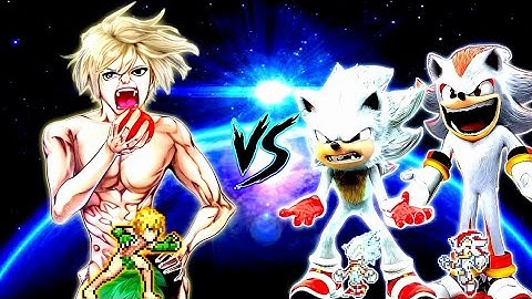 Adam Full Power V2 OP VS Sonic Chaos V4 JVL OP (all form) & Shadow V3 OP (all form) in Mugen