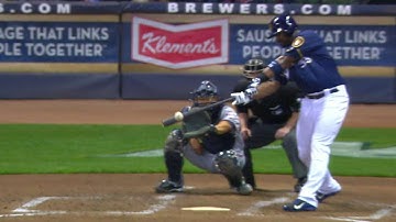 MIN@MIL: Carter ties it up with an RBI double in 4th