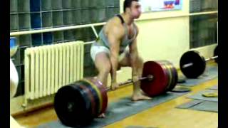Pavel Gatsenko 19Y.o. Raw Deadlift 380 115 Filmed On 2004