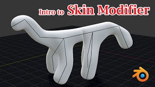 Skin Modifier Explained | Create Any Basic Animal Shape In 2 Minutes | Blender 2.9x Eevee & Cycles