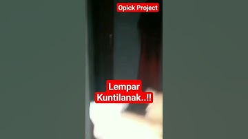 LEMPAR KUNTILANAK MERAH DI RUMAH ANGKER #opickproject #penampakan #kuntilanak #duniahororindonesia