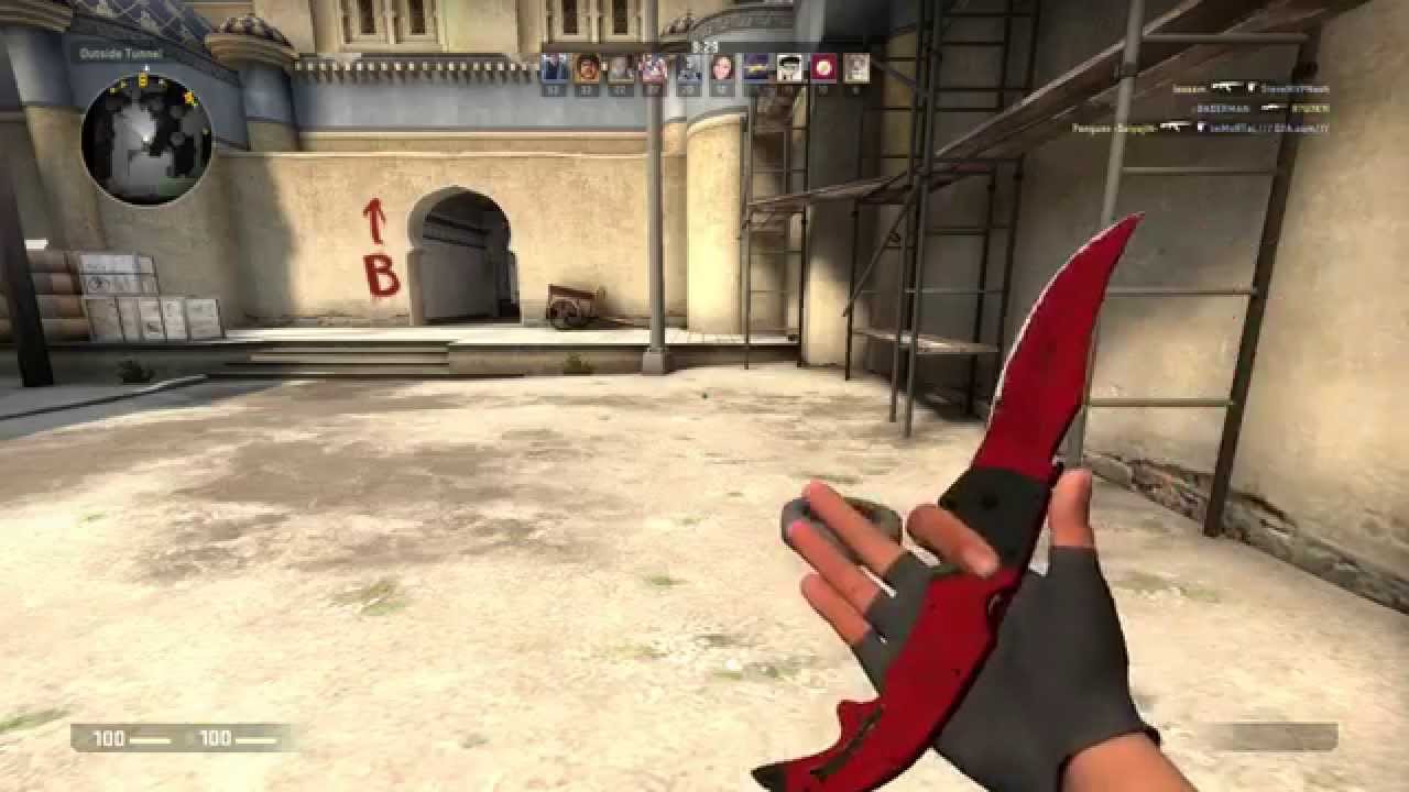 Falchion Knife Crimson Web (mw) YouTube