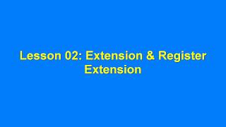 lesson 02 Extension & Register Extensions on soft phone screenshot 3