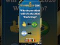 2026 world cup | Brazil Vs Argentina
