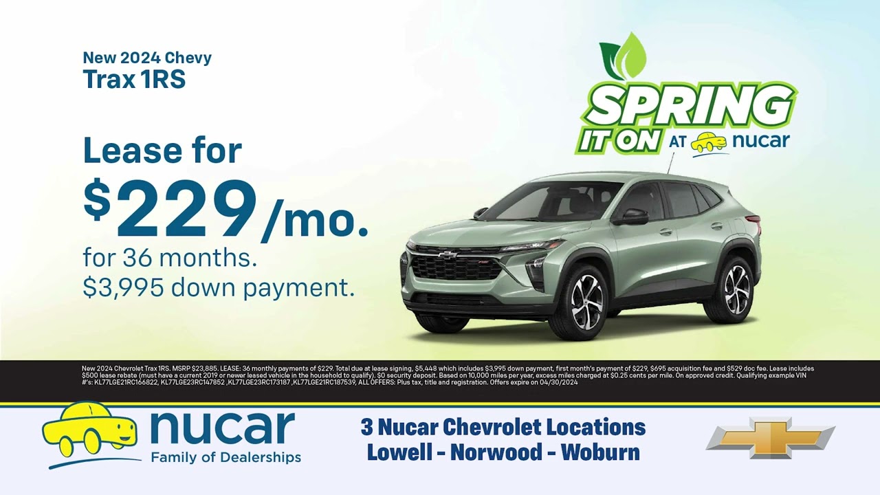 Spring It On at Nucar Chevrolet of Lowell, Nucar Chevrolet of Norwood, and Nucar Chevrolet of Woburn