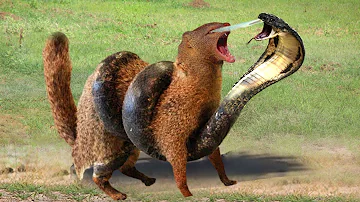 Impressive Battle! Angry Cobra Launched A Powerful Venom Bite To Defeat Mongoose To Escape