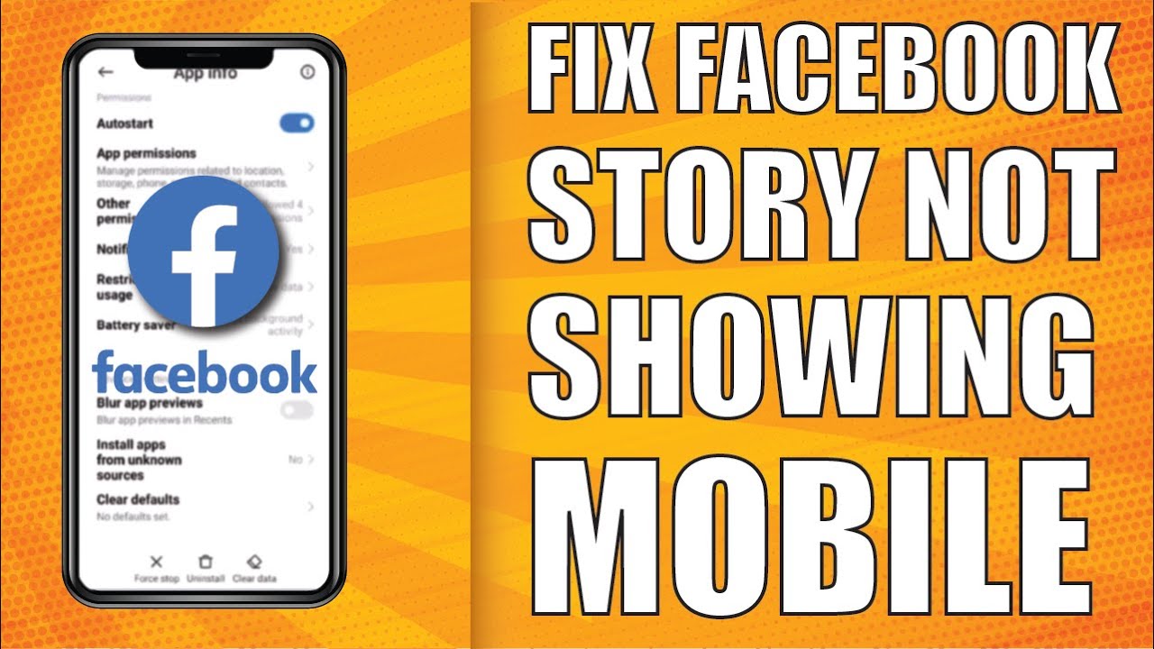 How to Fix Facebook Story not Showing Mobile - YouTube