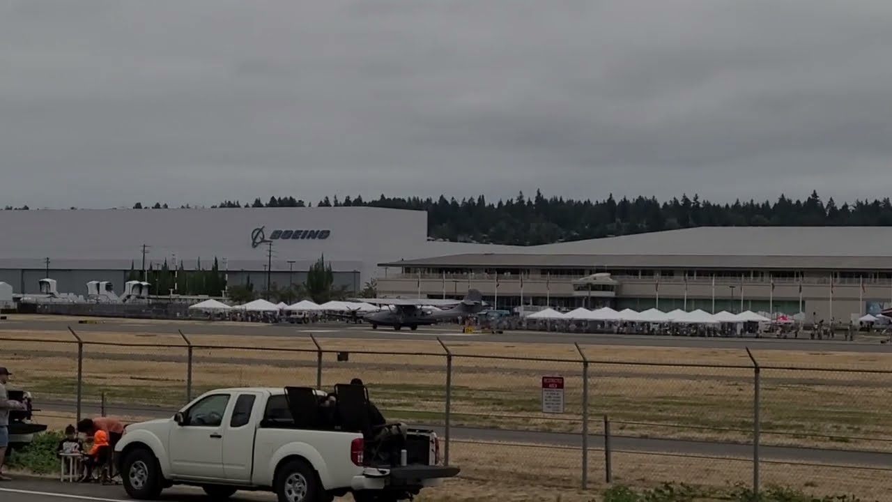 PBY-5A Catalina Taxiing at Boeing Field Seafair Air Show Seattle 2025