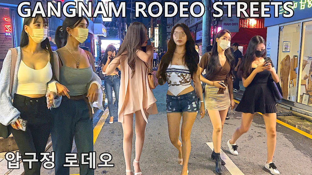 [4K 아름다운 압구정동 로데오 거리 😎😎😎]- 멋진 강남 로데오 거리를 함께 걸어주세요 😍😍😍아우 아름다워라 😁😁😁GANGNAM/SEOUL/KOREA/JUST WALK