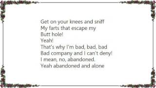 Bad Company - Abandoned and Alone Lyrics