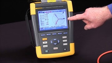How To Connect Using The Phasor Diagram On A Fluke 435 Series II Power Quality Analyzer