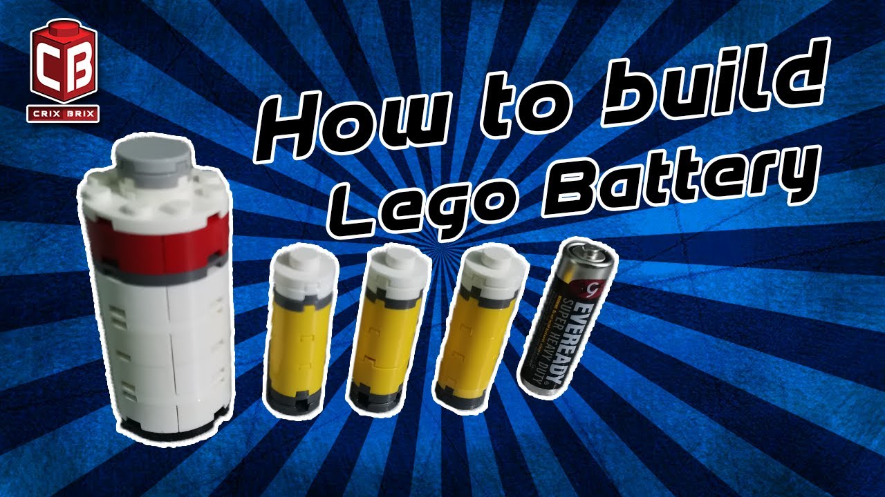How to build Lego Battery MOC Unofficial Lego YouTube