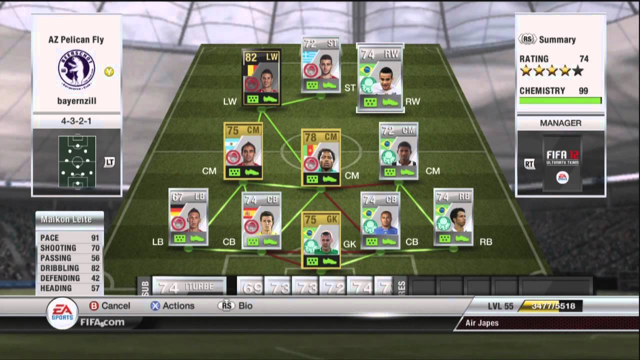 FIFA 12 Ultimate Team Web App Available - UltimateFIFA