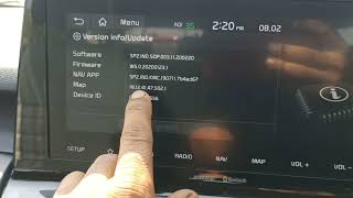 KIA SELTOS AVNT UPDATE INFO screenshot 5