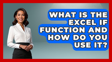What Is The Excel IF Function And How Do You Use It? - Docs and Sheets Pro