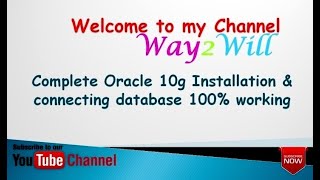Complete Oracle 10g Installation and Connecting Database (SQL 100% Working)