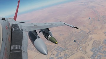 F/A-18C Hornet GBU-31 JDAM Drop