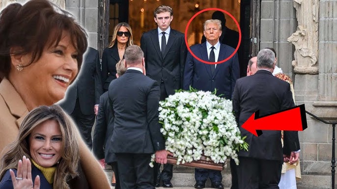 Melania Trump S Mother S Funeral Attended By Former President Donald Trump In Florida