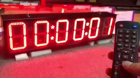 Football training RF remote control led timer, start timing - clear - countdown