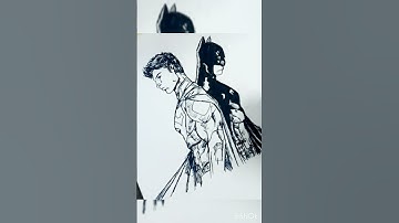 Batman vs Superman| DC Comics | Painting | Oddly Satisfying #drawing #art #artist #artshorts #sketch