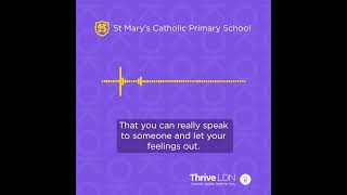 St Mary's Catholic Primary School - How can we work together to support each other's wellbeing