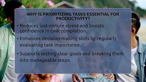 Why Is Prioritizing Tasks Essential For Productivity? - The Personal Growth Path
