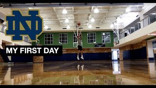 Vlog 6: My first day at Notre Dame.