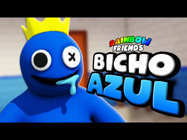 24 horas fugindo do AZUL BABÃO no RAINBOW FRIENDS! 