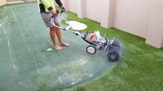 Construction Tips | How To Install Artificial Grass | Outdoor Golf Putting Green Synthetic Turf