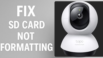 How To Fix Tapo Camera SD Card Not Formatting